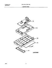 05 - Control Panel parts for Frigidaire Microwave CFMV145KS1 from AppliancePartsPros.com