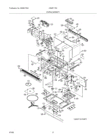 03 - Oven / Cabinet parts for Frigidaire Microwave CGMV173KBA from AppliancePartsPros.com