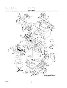 03 - Oven / Cabinet parts for Frigidaire Microwave CPLMV169DCC from AppliancePartsPros.com