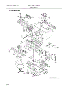 03 - Oven,Cabinet parts for Frigidaire Microwave CPLMZ169GCA from AppliancePartsPros.com