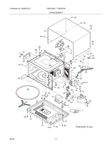 03 - Oven,Cabinet parts for Frigidaire Microwave FGMO205KWB from AppliancePartsPros.com