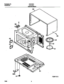 05 - Wrapper / Body parts for Frigidaire Microwave FMT127E1W0 from AppliancePartsPros.com