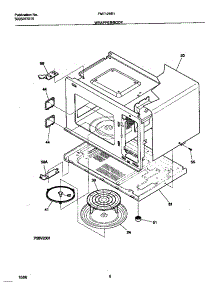 05 - Wrapper / Body parts for Frigidaire Microwave FMT128E1A0 from AppliancePartsPros.com