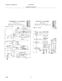 06 - Wiring Schematic parts for Frigidaire Microwave FMV158FMB from AppliancePartsPros.com