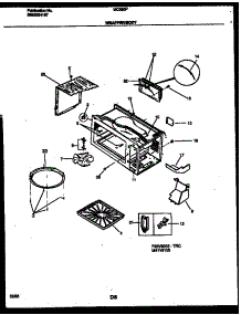 05 - Wrapper And Body Parts parts for Frigidaire Microwave MC850P10 from AppliancePartsPros.com
