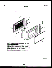 03 - Door Parts parts for Frigidaire Microwave MCT1390P2 from AppliancePartsPros.com