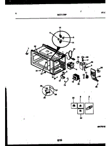 04 - Functional Parts parts for Frigidaire Microwave MCT1370P3 from AppliancePartsPros.com