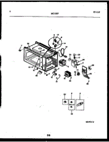 04 - Functional Parts parts for Frigidaire Microwave MC1350P2 from AppliancePartsPros.com