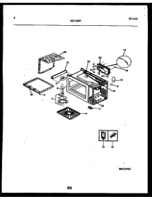 05 - Wrapper And Body Parts parts for Frigidaire Microwave MC1350P2 from AppliancePartsPros.com