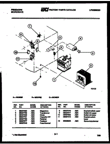 05 - Power Control parts for Frigidaire Microwave MC890E1 from AppliancePartsPros.com