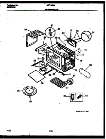 05 - Wrapper And Body Parts parts for Frigidaire Microwave MCT1390A1 from AppliancePartsPros.com