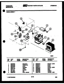 05 - Power Control parts for Frigidaire Microwave MC830L1 from AppliancePartsPros.com