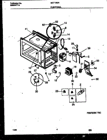 04 - Functional Parts parts for Frigidaire Microwave MCT1380A2 from AppliancePartsPros.com