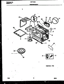 05 - Wrapper And Body Parts parts for Frigidaire Microwave MCT1380A2 from AppliancePartsPros.com