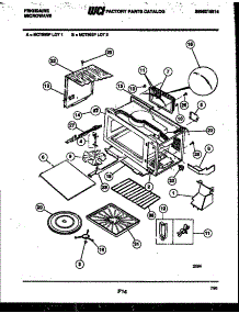 05 - Wrapper And Body Parts parts for Frigidaire Microwave MCT890P2 from AppliancePartsPros.com
