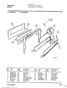 Frigidaire Range parts for Frigidaire Range 2231 from AppliancePartsPros.com
