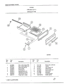 Range-Broiler Pan parts for Frigidaire Range 2819A from AppliancePartsPros.com