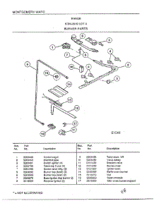 Range-Burner parts for Frigidaire Range 2819A from AppliancePartsPros.com
