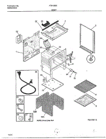 Body parts for Frigidaire Range 2833-80B from AppliancePartsPros.com