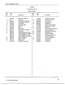Range Basic Body Page 2 parts for Frigidaire Range 2819A from AppliancePartsPros.com