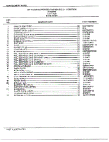30" Floor Supported Gas Basic Body Page 2 parts for Frigidaire Range 2448A from AppliancePartsPros.com