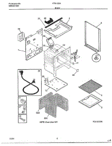 Body parts for Frigidaire Range 2834-80B from AppliancePartsPros.com