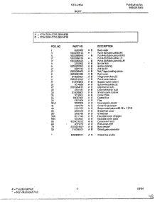 Body Page 2 parts for Frigidaire Range 2834-80B from AppliancePartsPros.com