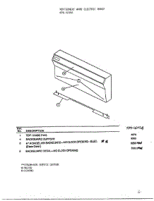 Electric Range parts for Frigidaire Range 2530D from AppliancePartsPros.com