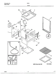 Body parts for Frigidaire Range 280447C from AppliancePartsPros.com