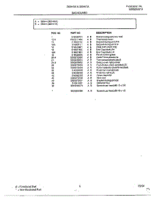 Backguard Page 2 parts for Frigidaire Range 283440A from AppliancePartsPros.com