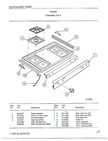 Range Page 2 parts for Frigidaire Range 2819A from AppliancePartsPros.com