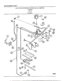30" / Burner parts for Frigidaire Range 2440A from AppliancePartsPros.com