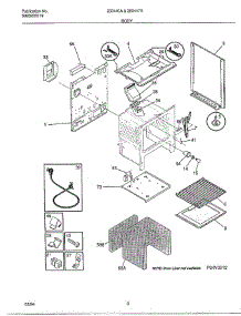 Body parts for Frigidaire Range 283440A from AppliancePartsPros.com
