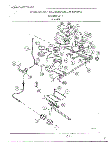 Burner parts for Frigidaire Range 2861A from AppliancePartsPros.com