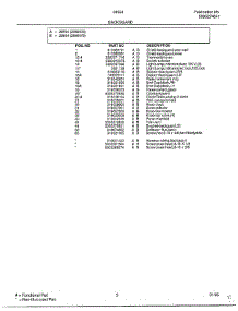 Backguard Page 2 parts for Frigidaire Range 285647B from AppliancePartsPros.com