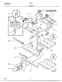 Burner parts for Frigidaire Range 285647B from AppliancePartsPros.com