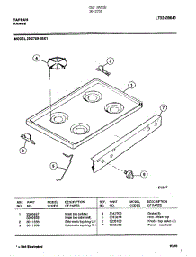Gas Range Page 2 parts for Frigidaire Range 30-2759 from AppliancePartsPros.com