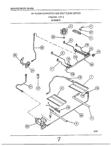 Burner parts for Frigidaire Range 2891 from AppliancePartsPros.com