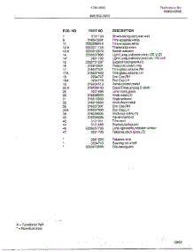 Backguard Page 2 parts for Frigidaire Range 2883-80A from AppliancePartsPros.com