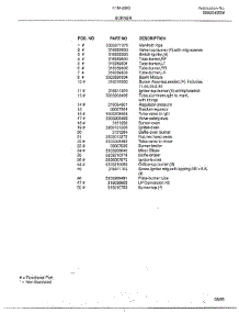 Burner Page 2 parts for Frigidaire Range 2883-80A from AppliancePartsPros.com