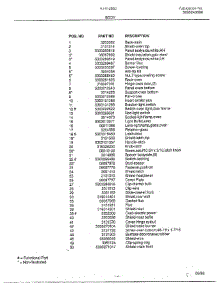 Body Page 2 parts for Frigidaire Range 2883-80A from AppliancePartsPros.com