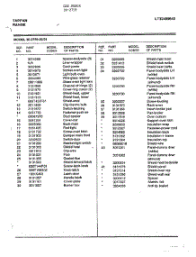 Gas Range Page 6 parts for Frigidaire Range 30-2759 from AppliancePartsPros.com