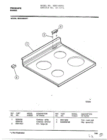 Frigidaire Range Page 2 parts for Frigidaire Range 4271 from AppliancePartsPros.com