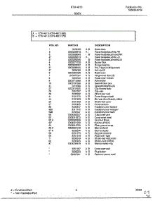 Body Page 2 parts for Frigidaire Range 4813-80B from AppliancePartsPros.com