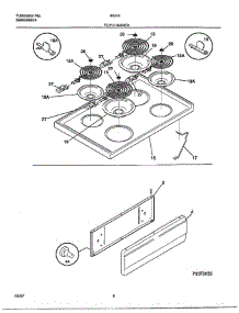 Top / Drawer parts for Frigidaire Range 480447F from AppliancePartsPros.com