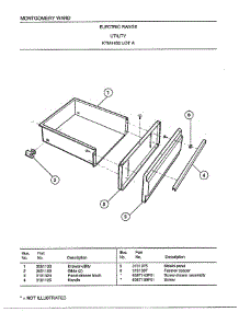 Electric Range / Utility parts for Frigidaire Range 4450A from AppliancePartsPros.com