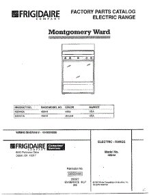 Electric Range Front Cover parts for Frigidaire Range 480440A from AppliancePartsPros.com