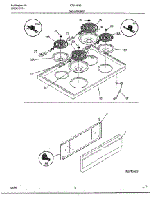 Top / Drawer parts for Frigidaire Range 4813-80B from AppliancePartsPros.com