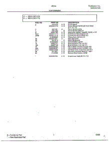 Top / Drawer Page 2 parts for Frigidaire Range 480440A from AppliancePartsPros.com