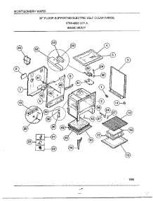 Basic Body parts for Frigidaire Range 4863A from AppliancePartsPros.com